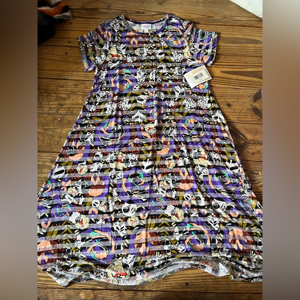 Lularoe Colorful Abstract Patterned Dress